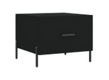 Syfax™ Tavolino Da Salotto Nero 50X50X40 Cm In Legno Multistrato