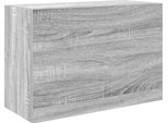 Syfax™ Mobile Da Bagno Grigio Sonoma 60X25X40 Cm In Legno Multistrato