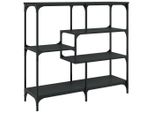 Syfax™ Tavolino Consolle Nero 103X32X95 Cm In Legno Multistrato