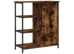 Syfax™ Credenza Rovere Fumo 70X30X80 Cm In Legno Multistrato
