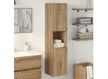 Syfax™ Mobile Pensile Bagno Rovere Artigianale 30X30X130Cm Truciolato