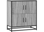 Syfax™ Credenza Grigio Sonoma 68X35X76 Cm In Legno Multistrato