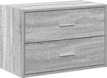 Syfax™ Armadio Con 2 Cassetti Grigio Sonoma 60X31X40 Cm In Truciolato