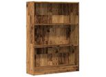 Syfax™ Libreria Legno Antico 80X24X109 Cm In Legno Multistrato