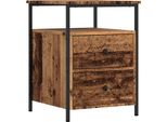 Syfax™ Comodino Legno Antico 44X45X60 Cm In Legno Multistrato