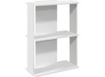 Syfax™ Libreria A 3 Ripiani Bianca 60X30X80 Cm In Legno Multistrato