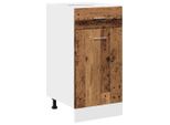 Syfax™ Mobile Con Cassetto “Lyon” Legno Antico 40X46X81,5Cm