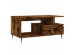 Syfax™ Tavolino Da Salotto Rovere Fumo 90X49X45 Cm Legno Multistrato