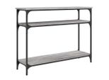 Syfax™ Tavolo Consolle Grigio Sonoma 100X29X75 Cm In Legno Multistrato