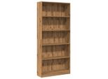 Syfax™ Libreria Rovere Artigianale 80X24X176 Cm In Legno Multistrato