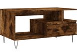 Syfax™ Tavolino Da Salotto Rovere Fumo 90X49X45 Cm Legno Multistrato