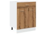 Syfax™ Cassettiera “Lyon” Rovere Artigianale 60X46X81,5 Cm