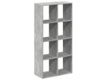 Syfax™ Libreria Divisorio Grigio Cemento 69,5X29X137,5Cm In Truciolato
