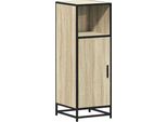 Syfax™ Mobiletto Da Bagno Rovere Sonoma 35X37,5X100 Cm Legno Ingegnerizzato