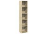 Syfax™ Libreria Rovere Sonoma 40X30X189 Cm In Legno Multistrato
