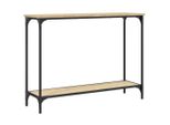 Syfax™ Tavolino Consolle Rovere Sonoma 101X30,5X75Cm Legno Multistrato