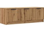 Syfax™ Mobile Tv Marrone Artigianale 102X35X36,5 Cm Legno Multistrato