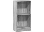 Vidaxl Libreria Grigio Sonoma 40X24X76 Cm Materiale A Base Di Legno
