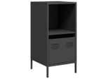 Syfax™ Credenza Nera 35X39X73,5 Cm In Acciaio Laminato A Freddo