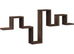 Syfax™ Mensola A Muro Rovere Marrone 104,5X10X43 Cm Legno Multistrato