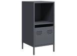 Syfax™ Credenza Antracite 35X39X73,5 Cm In Acciaio Laminato A Freddo
