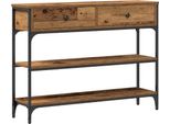 Syfax™ Tavolo Consolle Con Cassetto Legno Vecchio 72.5 X 25 X 75 Cm