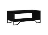Syfax™ Tavolino Da Salotto Nero 100X51X40 Cm In Legno Multistrato