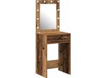 Syfax™ Tavolo Da Trucco Con Cassetto Legno Vecchio 50 X 41 X 135 Cm