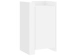 Syfax™ Credenza Bianca 45X35X75 Cm In Legno Multistrato