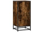 Syfax™ Credenza Rovere Fumo 35,5X35X76 Cm In Truciolato
