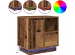 Syfax™ Armadio Da Notte 2 Pcs Legno Vecchio 50 X 34,5 X 50 Cm.