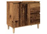Syfax™ Mobile Sottolavabo Legno Antico 65X33X60 Cm In Truciolato