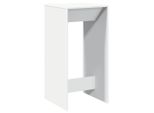 Syfax™ Tavolo Da Bar Bianco 51X50X103,5 Cm In Truciolato