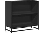 Syfax™ Libreria Nera 80,5X35X76 Cm In Legno Multistrato