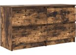 Syfax™ Mobile Tv Rovere Fumo 100X35X54 Cm In Legno Multistrato