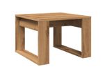Syfax™ Tavolino Da Salotto Rovere Artigianale 50X50X35Cm In Truciolato
