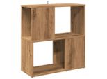 Syfax™ Libreria Rovere Artigianale 60X24X63 Cm Legno Multistrato