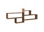 Syfax™ Mensola A Parete Legno Antico 167,5X18X68 Cm In Truciolato