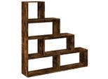 Syfax™ Libreria 4 Ripiani Rovere Fumo 143,5X29X143,5 Cm In Truciolato