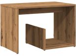 Syfax™ Tavolino Rovere Artigianale 59X36X38 Cm In Legno Multistrato