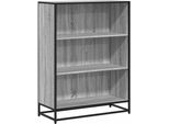 Syfax™ Libreria Grigio Sonoma 80,5X35X107,5 Cm In Legno Multistrato