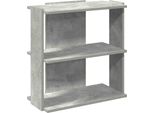 Syfax™ Libreria 3 Ripiani Grigio Cemento 60X30X60 Cm Multistrato