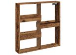 Syfax™ Mobile A Parete Legno Antico 80X15X80 Cm In Legno Multistrato