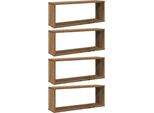 Syfax™ Mensole Parete A Cubo 4 Pz Artigianale 30X15X30 Cm Truciolato