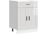 Syfax™ Base Da Cucina Porto Bianco Lucido In Legno Multistrato