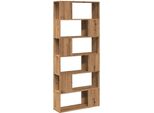 Syfax™ Libreria/Divisorio Stanza Rovere Artigianale 80X24X186 Cm