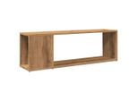 Syfax™ Mobile Tv Rovere Artigianale 100X24X32 Cm In Legno Multistrato