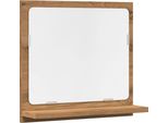Syfax™ Mobile Bagno Specchio Rovere Artigianale 40X11X37 Cm Truciolato