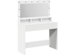 Syfax™ Tavolo Da Trucco Bianco 100 X 41 X 135 Cm Legno Multistrato