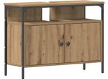 Syfax™ Armadio Per Lavabo Da Bagno Rovere Artigianale 80 X 30 X 60 Cm
